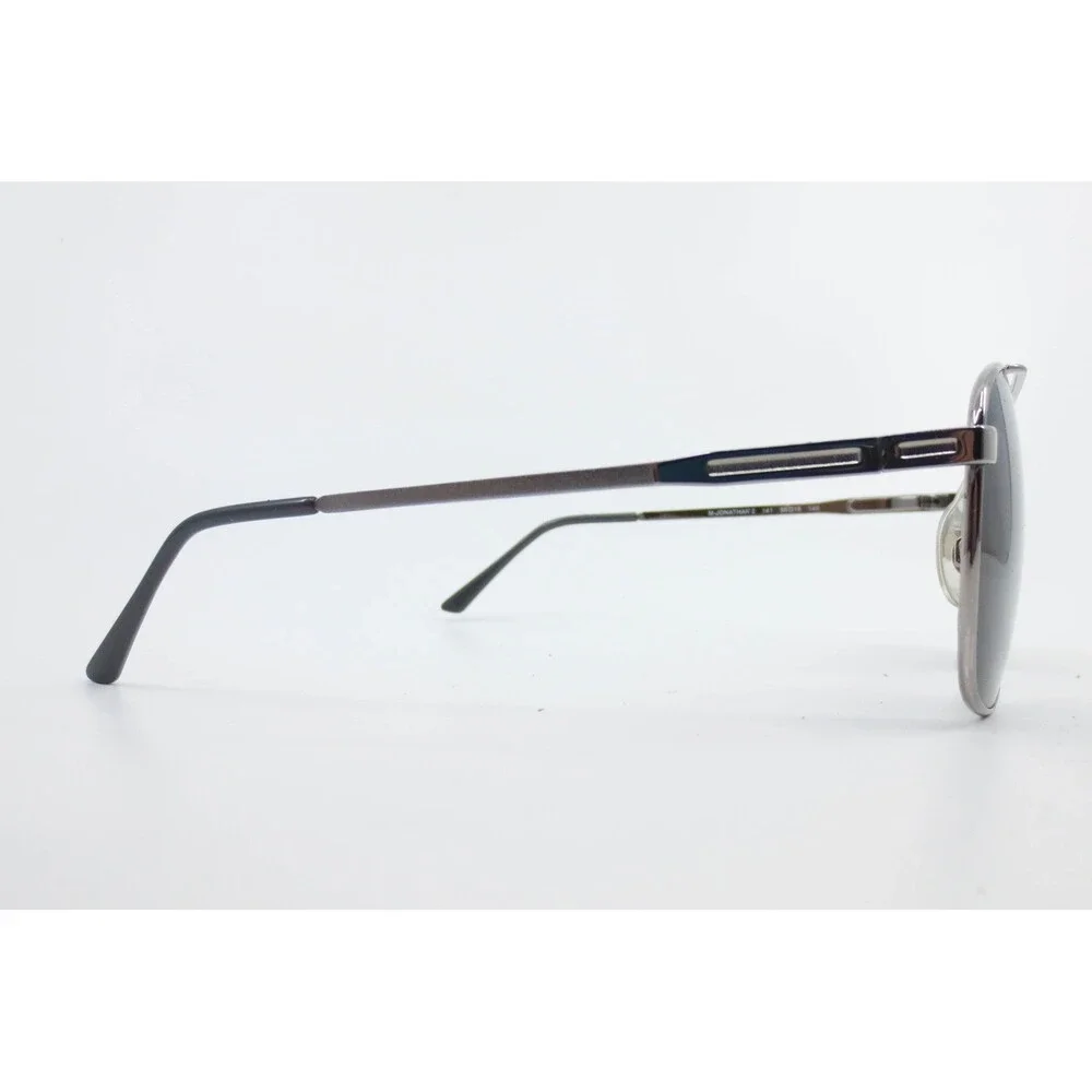 Marchon NYC M-Jonathan 2 141 Gunmetal Aviator Eyeglasses Frames 56-16-140 Mens